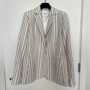 Frame stripe blazer Jacket